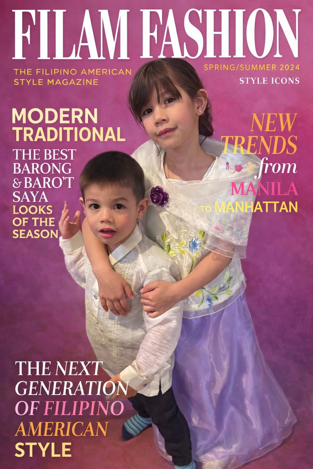 FilAm Fashion Magazine Cover — Spring/Summer 2024